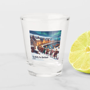 Up Helly Aa Shetland Scotland Shot Glass
