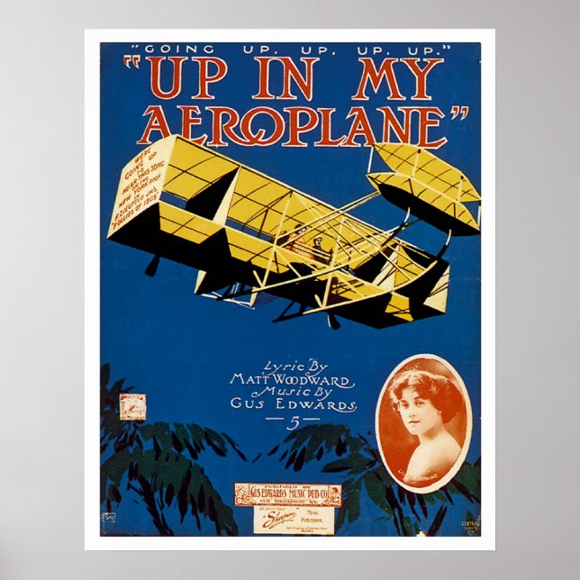 Up in My Aeroplane Poster (Front)