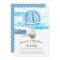 Up in the Air Baby Shower Invitation | Blue