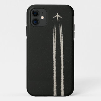 Up in the Sky/High Altitude Aeroplane Contrail iPhone 11 Case