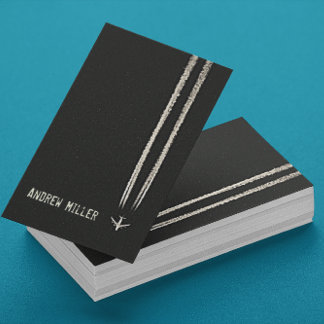 Up in the Sky/High Altitude Aeroplane Pilot Business Card
