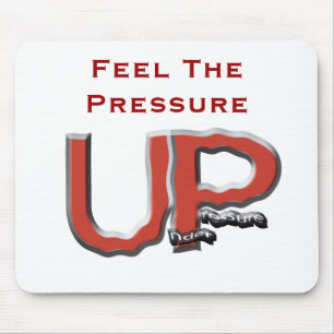 UP Logo nobevBG, Feel The Pressure Mouse Mat