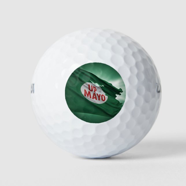 Up Mayo themed Golf Balls (Front)