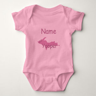 UP Michigan All Yooper Girl Custom Infant Creeper