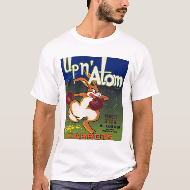 Up n' Atom California Carrots T-Shirt (Front)