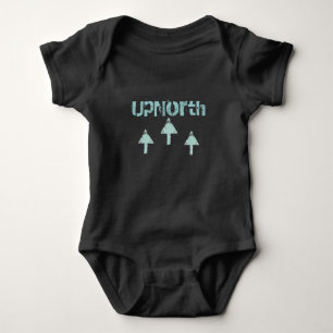 Up-North Baby Arrows Pointing UP Bodysuit