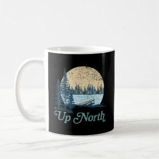 Up North Lake E Tree Cabin Coffee Mug