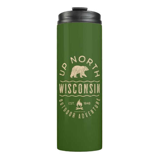 Up North Wisconsin Thermal Tumbler (Front)