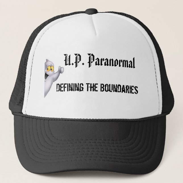 UP Paranormal Trucker Hat (white) (Front)