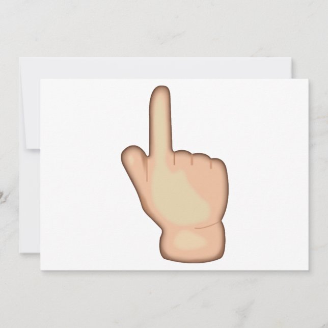 Up Pointing Backhand Index - Emoji (Front)