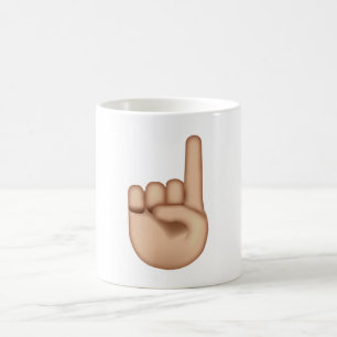 Up Pointing Hand - Emoji Coffee Mug