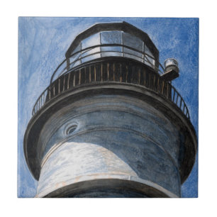 Up Portland Head Light Tile