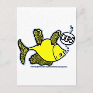 Up Side Down Fish! Postcard