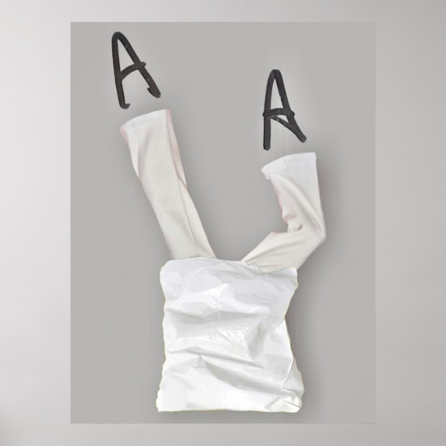 Up Side Down Trousers Humanism Poster (Front)