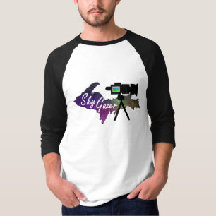 UP Sky Gazer Aurora Northern Lights Photographer T-Shirt