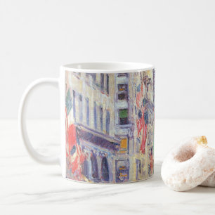 Up the Avenue from 34th Street, May 1917 by Hassam Coffee Mug