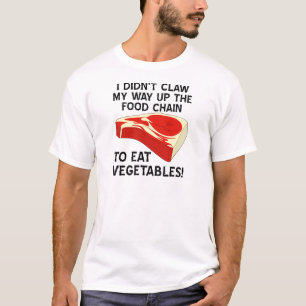 Up The Food Chain White T-Shirt