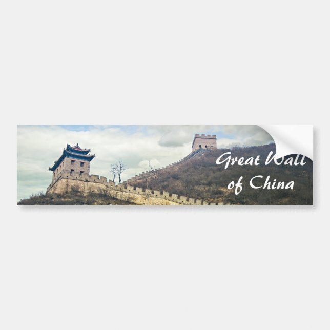 Up the Great Wall Bumper Sticker (Front)