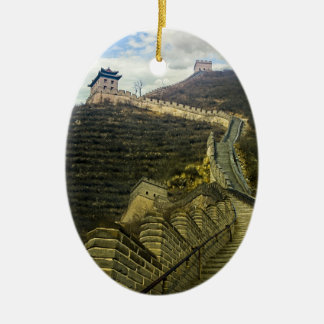 Up the Great Wall Ceramic Tree Decoration