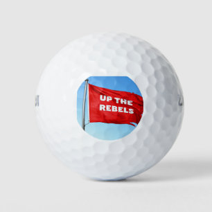 Up the Rebels themed Golf Balls