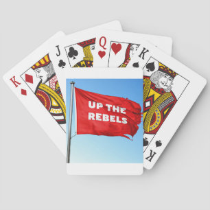Up the Rebels themed Playing Carsd Cards
