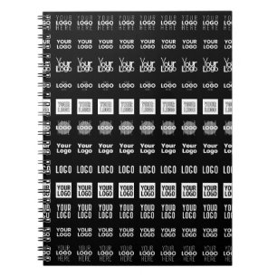 Up to 12 Different Logos or Uploaded Images Notebook