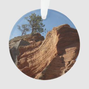 Up to Angels Landing in Zion National Park Ornament