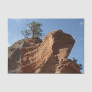 Up to Angels Landing in Zion National Park Tissue Paper