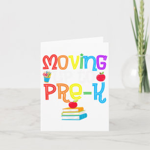 Up To Pre-k Teacher Student Kid Graduation  Card
