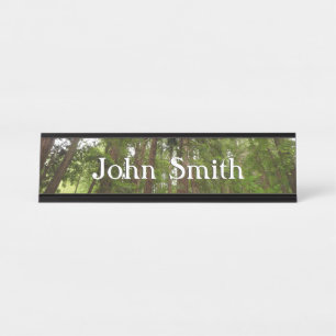Up to Redwoods I at Muir Woods National Monument Desk Name Plate