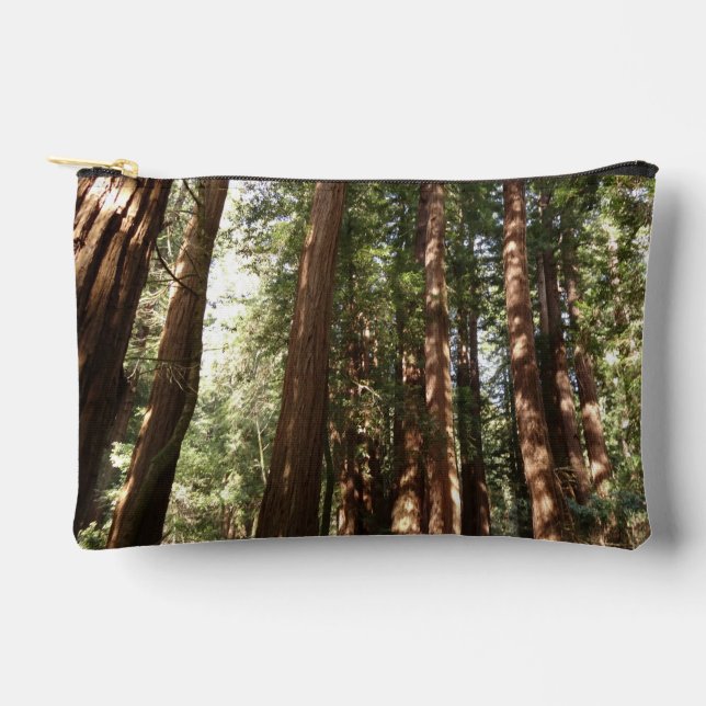 Up to Redwoods II at Muir Woods National Monument Accessory Pouch (Front)