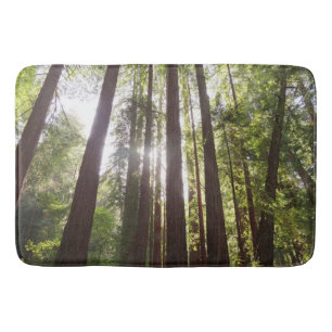 Up to Redwoods in the Morning Bath Mat