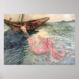 Up to the Surface by Warwick Goble Poster