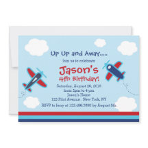 Up UP and Away Aeroplane Birthday Party I
