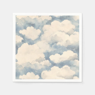 Up, Up and Away Balloon Birthday Napkin