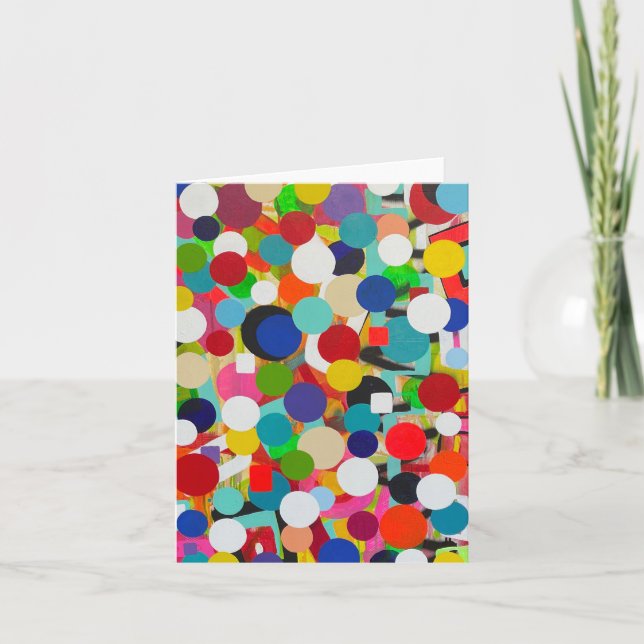 Up Up and Away Blank Note Card (Front)