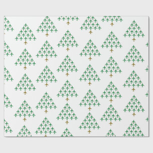 Up Up and Away Christmas Tree Wrapping Paper