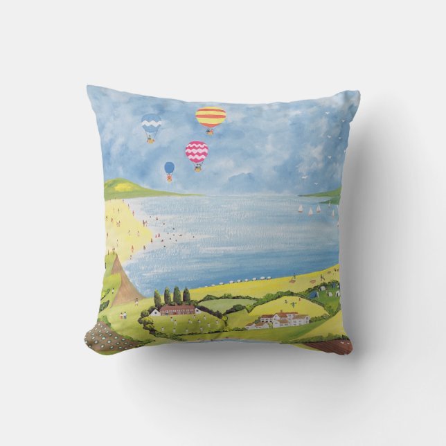 Up up and away cushion (Front)