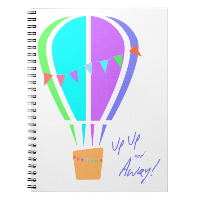 Up Up and Away! Notebook (Front)