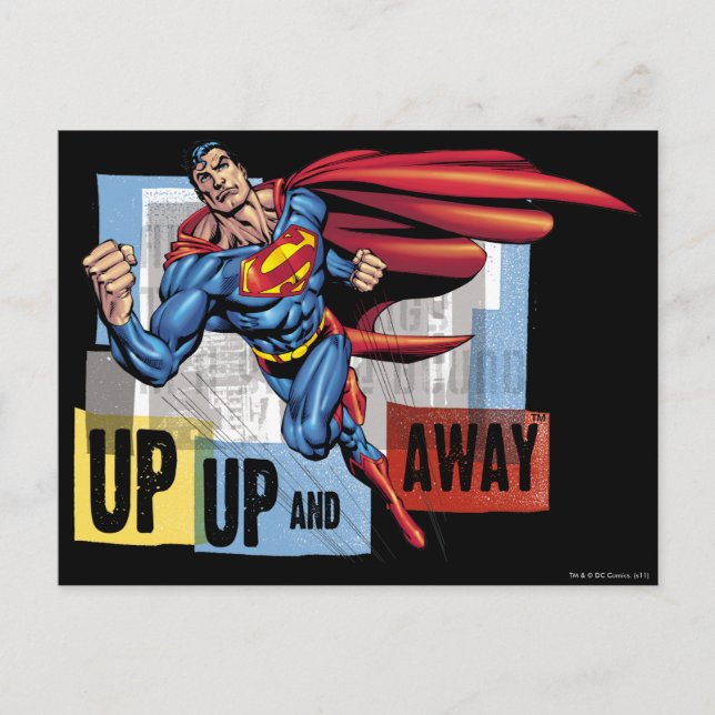 Up, up and away postcard (Front)