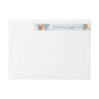 Up Up and Away Vintage Hot Air Balloon Wrap