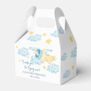 Up Up and Away Yellow Aeroplane Favour Box