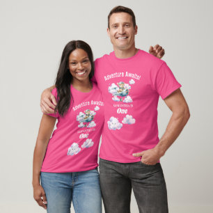 Up, Up, and Celebrate: Teddy's Birthday T-Shirt