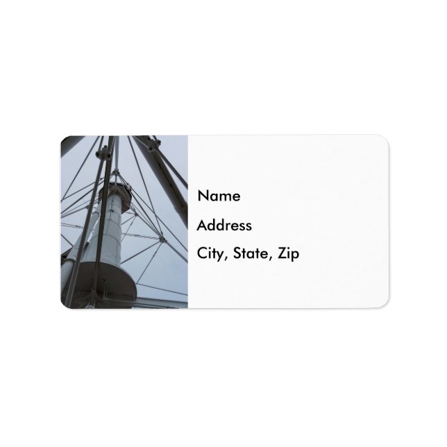 Up Whitefish Point Address Label (Front)