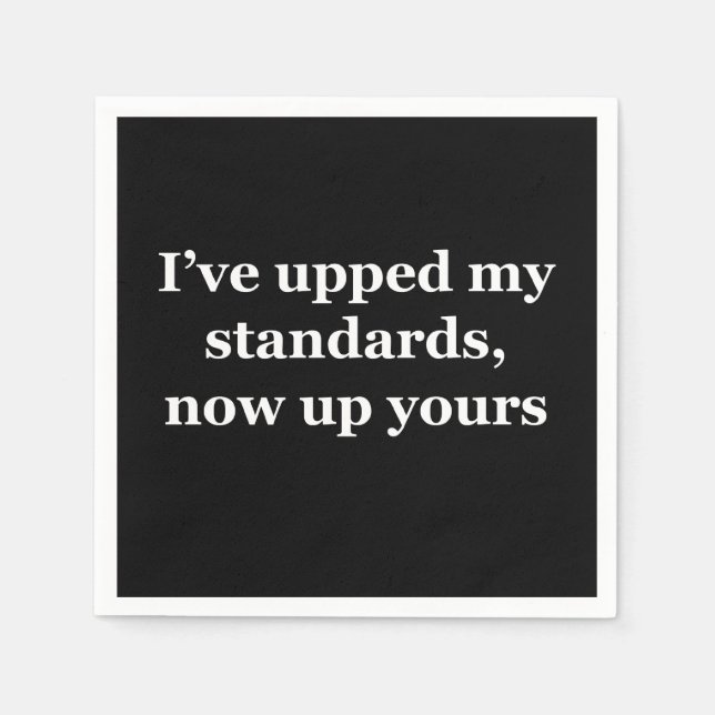 Up Yours Napkin (Front)