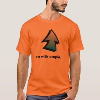 UpArrow, Im with stupid. T-Shirt