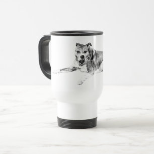 Upbeat Sip, Resting Glow Travel Mug