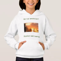 Upbeat Sunset Nature Sweatshirt for Girls