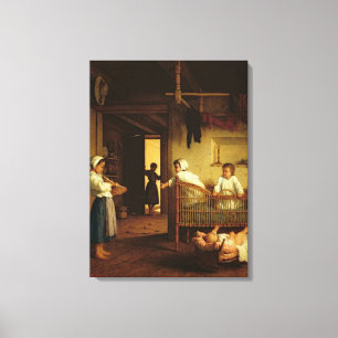 Upbringing, 1867 canvas print