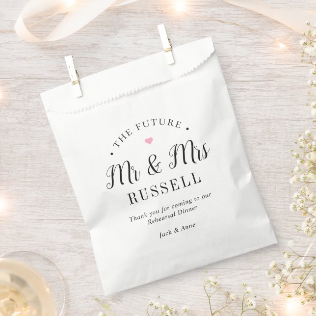 Upcoming Wedding Rehearsal Dinner Favour Bags (Clipped)